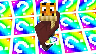 Überlebe 64 RAINBOW LUCKY BLOCKS in Minecraft