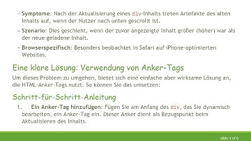 Lösung von innerHTML-Darstellungsproblemen in JavaScript für dynamische Inhalte