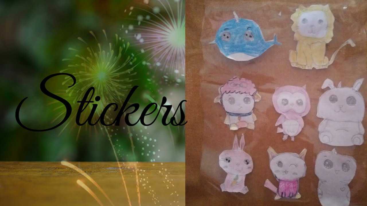 How to make sticker at home. DIY sticker 