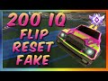200 IQ FLIP RESET FAKE | GRAND CHAMPION 2V2 WITH GARRETTG