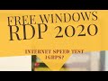 FREE RDP Speed Test With IDM ( Speed Is Osm ) Fastest Internet