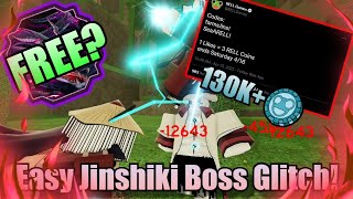 Jinshiki Boss Glitch in Shindo Life｜130K+ FREE RELLCOINS?!