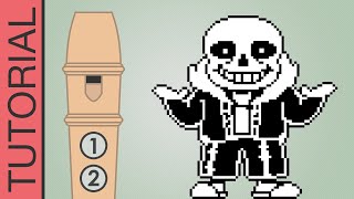 Undertale Megalovania - Recorder Tutorial (MEME Song)