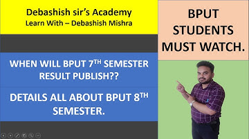 BPUT 7th Semester Result||Details all about 8th Semester.