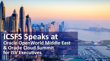 ICSFS Events: Oracle Cloud Summit for ISV Executives