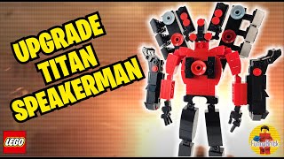 LEGO UPGRADED TITAN SPEAKERMAN | BUILDING