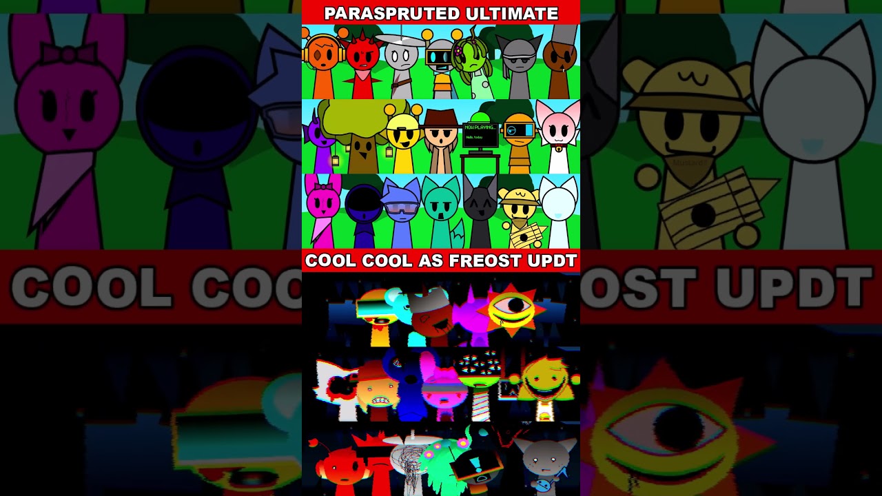 PARASPRUTED SPRUNKI VS COOL COOL AS FREOST UPDATE *MIX VERSION*🔥