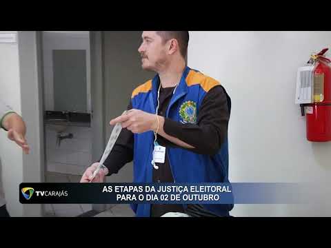 As etapas da Justiça Eleitoral para o dia 02 de outubro