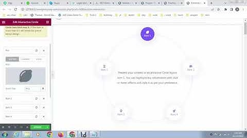 Elementor Interactive Circle in WordPress Website only just in 5 minutes