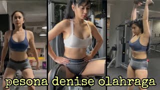 Ngintip Denise Chariesta Olahraga Yuk