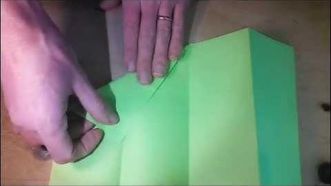 How to fold RHOMBUS from A4