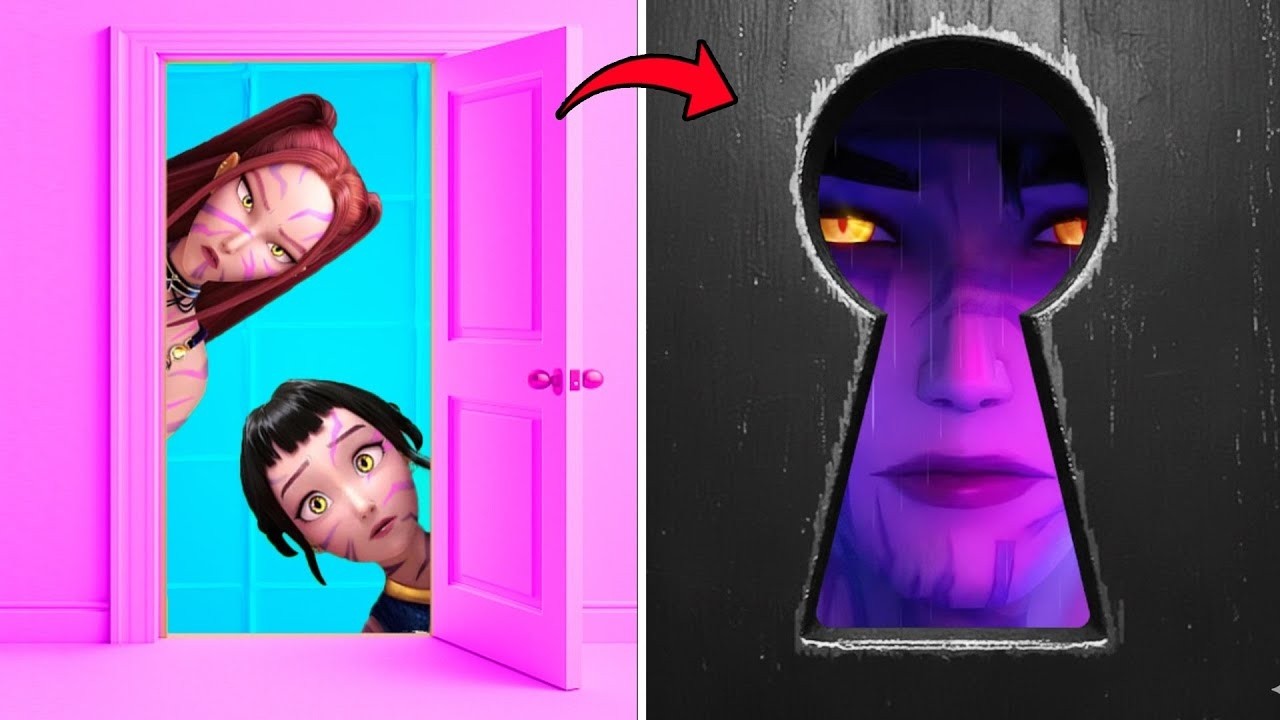 جينو ضد هانتريكس || K-Pop Demon Hunters في الحياة الواقعية