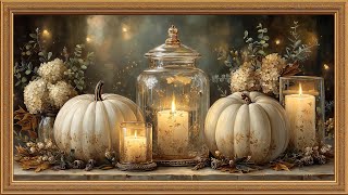 Thanksgiving Celebration Screensaver | Elegant Ambience with Piano Music | 4K Fall Frame TV Art screenshot 2