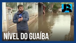 Nível do Guaíba volta a subir em Porto Alegre (RS) e deve superar recorde histórico
