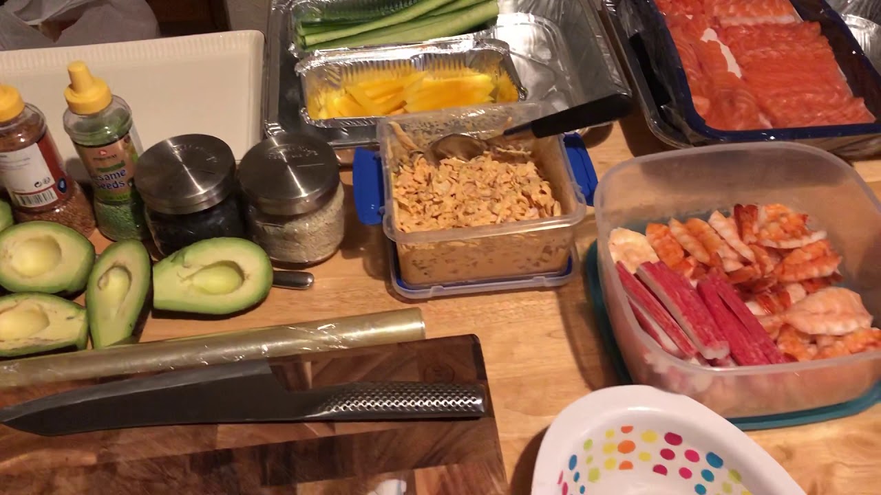 Ingredients for sushi YouTube