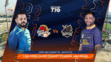 2025 Abu Dhabi T10 I Match 23 Highlights: Vista Riders vs Quetta Qavalry | Season 9