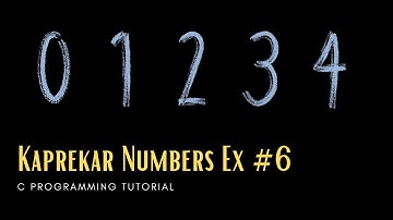 C Numbers 06: Check if number is a kaprekar number [C Programming]