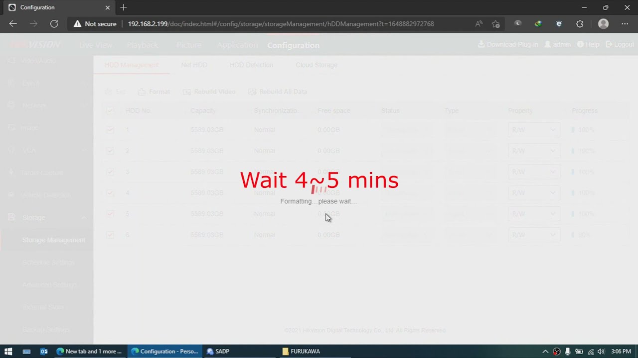 No Record File | Playback | Hikvision