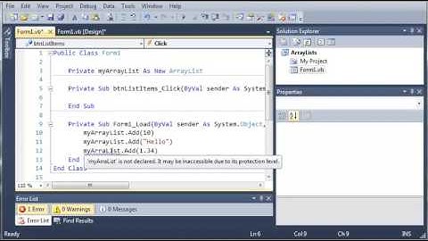 Visual Basic Tutorial   80   More On ArrayLists Part 1   YouTube