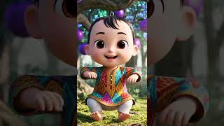 MAGICAL Bengali Baby Pops Out of a Fruit & Starts Dancing Veo AI Short  #aivideo #veo3 #viralvideo