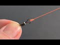 Strong fishing knot.