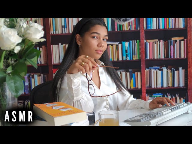 ASMR | Welcome to the ASMR Library! | Typing, Mouth Sounds, Soft spoken 💤