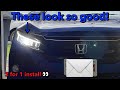 Installing headlights and tailights on a 10th Gen Civic SI!