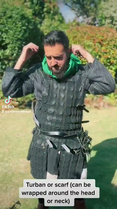 Dressing in medieval Arab & Islamic armour!