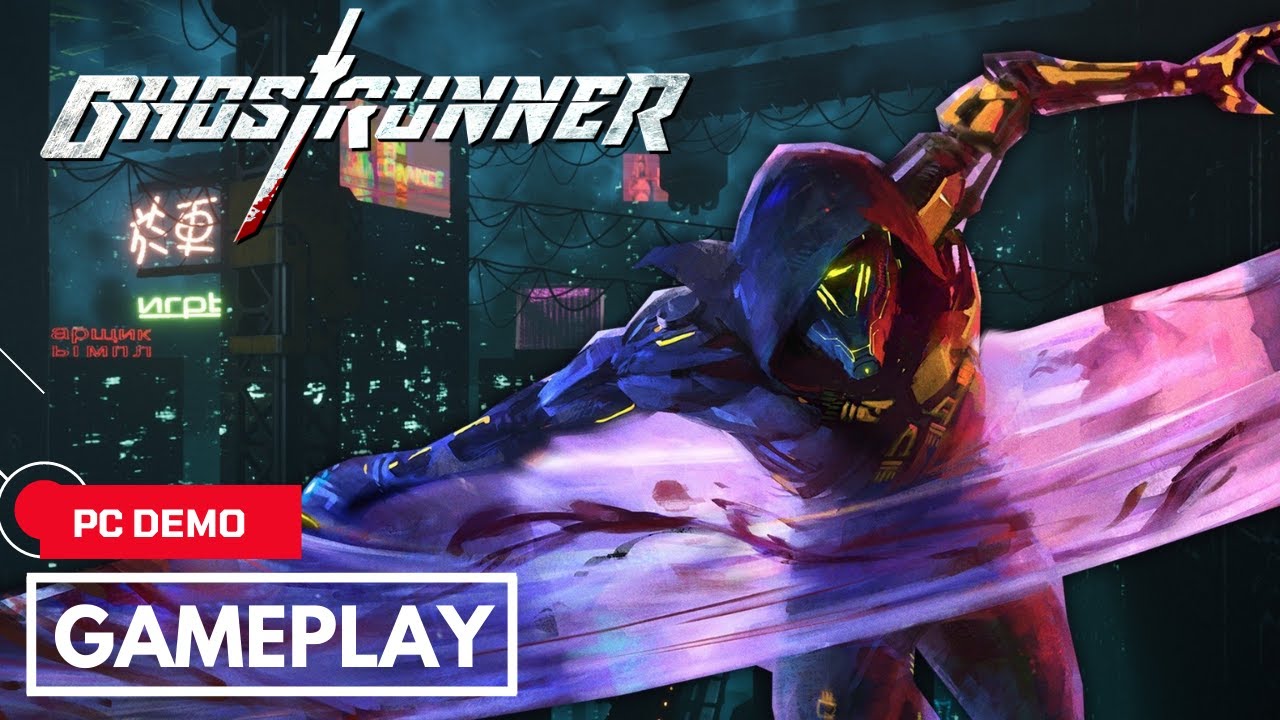 Ghostrunner Gameplay Fast-paced Samurai Brutal Kills | Demo PC