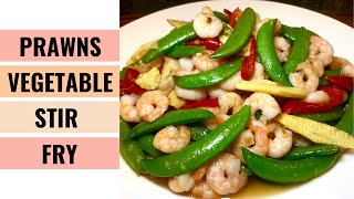 Mixed Vegetable Stir Fry With Prawns EASY & QUICK | Aunty Mary Cooks 💕