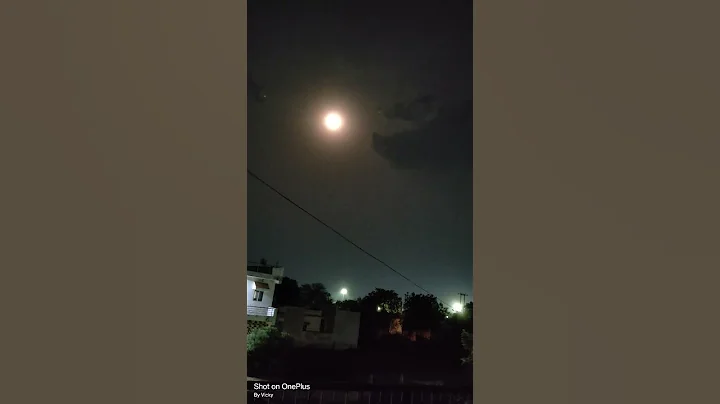 Full Moon #yesterdaynight #moon #shorts #2k23 #june #nature #fullmoon #timelapse #oneplus11 #oneplus