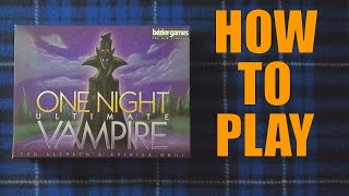 How to Play One Night Ultimate Vampire #ONUV