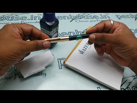 Video: Hur Man Fyller På En Penna Med Bläck