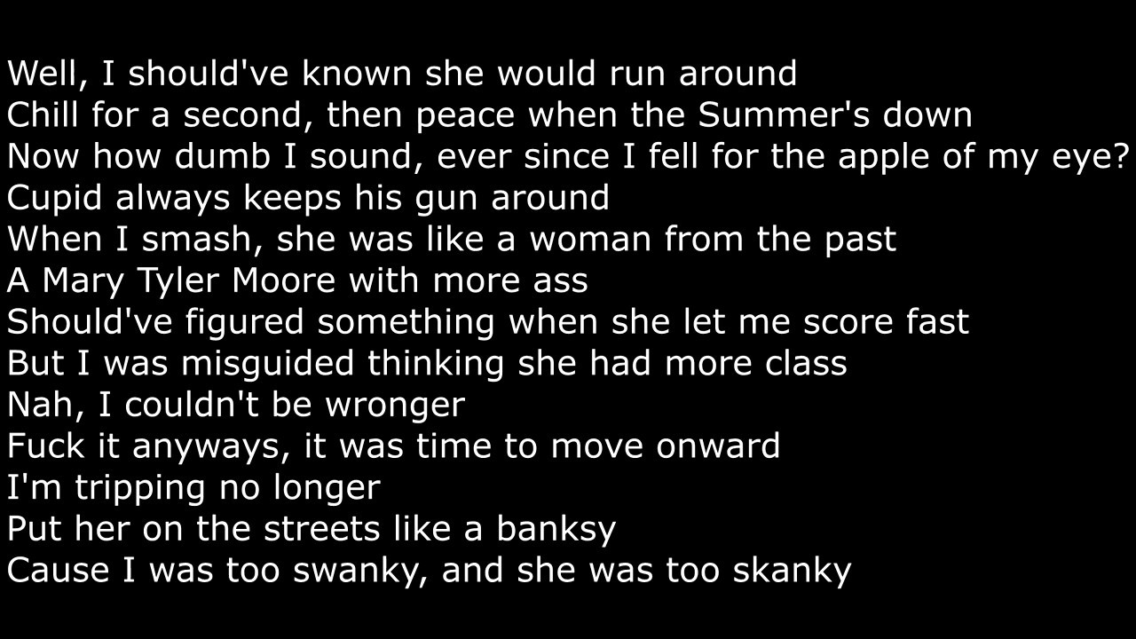 Runaround Sue GEazy (Lyrics On Screen) YouTube