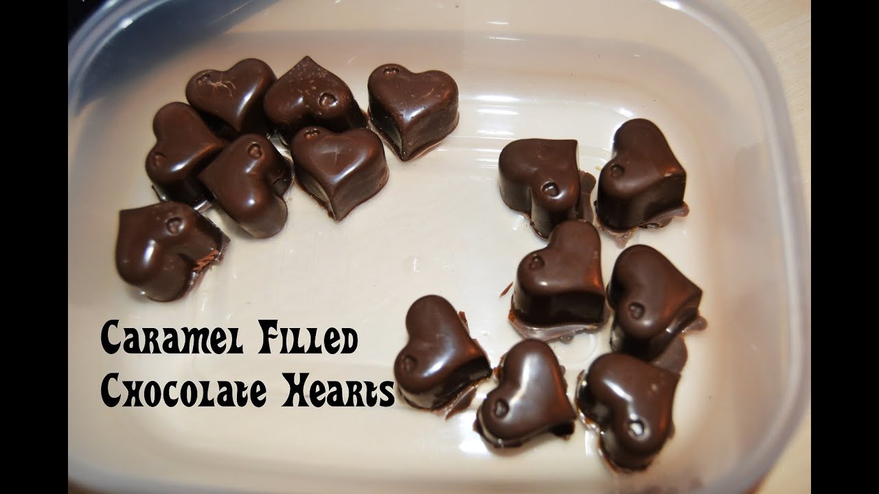Caramel Filled Chocolate Hearts YouTube
