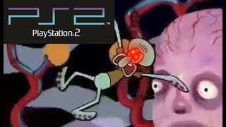 Squidward Falls in Red Screen of Death (PS2 Meme)