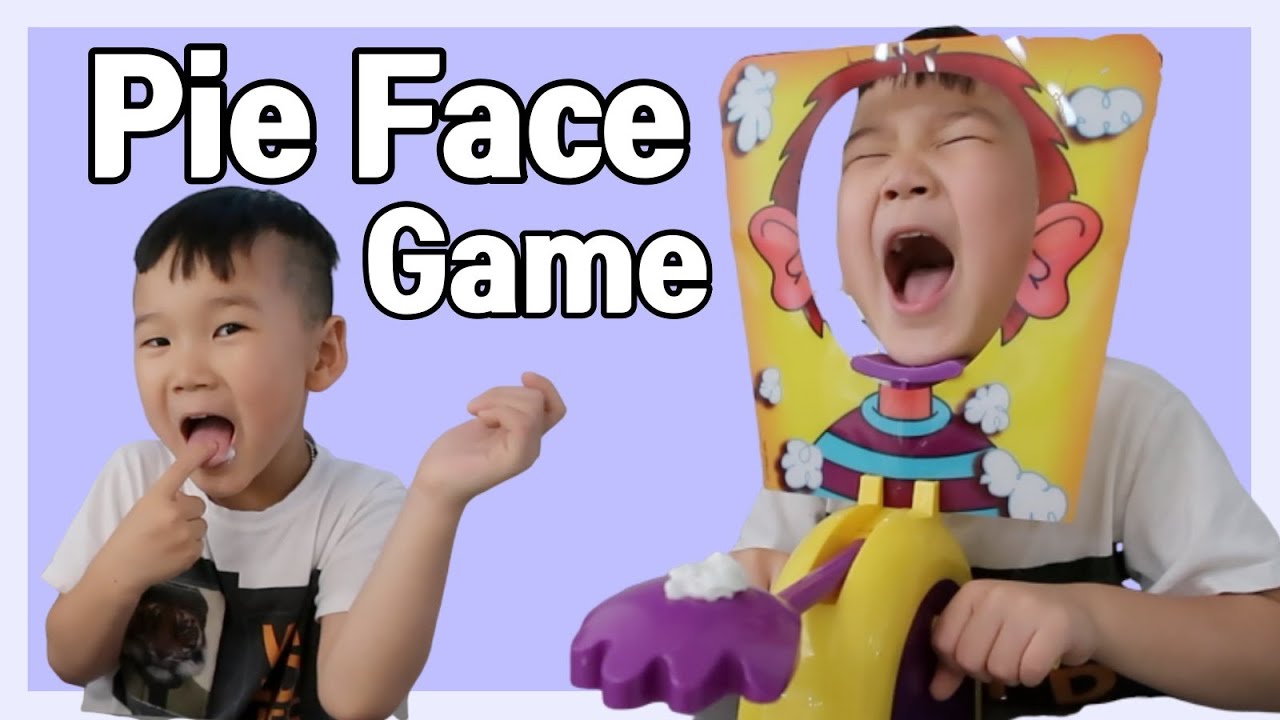 Pie Face Game 온 가족 함께하는 긴장감 최고 가족게임 StayHome and Play WithMe YouTube