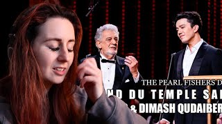 Reaction to Dimash & Placido Domingo - The Pearl Fishers’ Duet: Au fond du Temple Saint