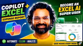 Excel Copilot AI Tutorial: Create a Print-Ready Expense Report From Scratch