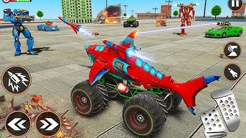 Monster Truck Robot Shark Game | Android & ios Gameplay #CombatStudio