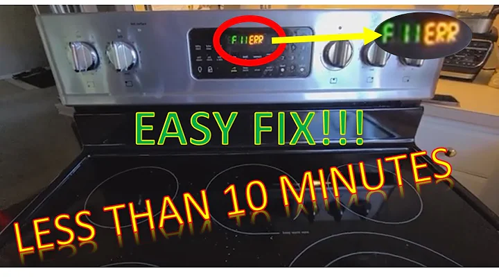 Fixing the F11 Error Code on Frigidaire Range: Step-by-Step Guide