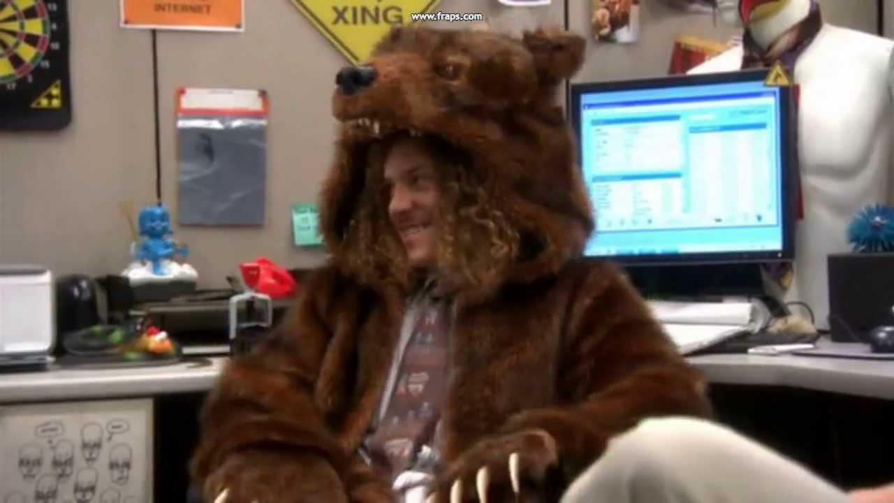 workaholics fur coat
