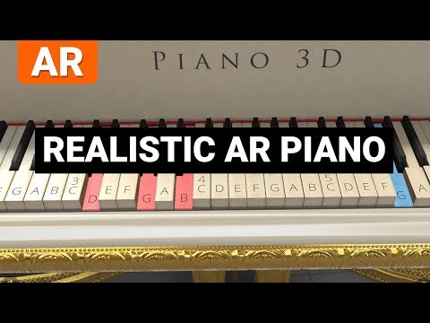 Piano 3D - Real AR Piano App (iPad/iPhone)