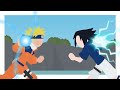 Naruto Vs Sasuke Stickman Fight - Rasengan Vs Chidori