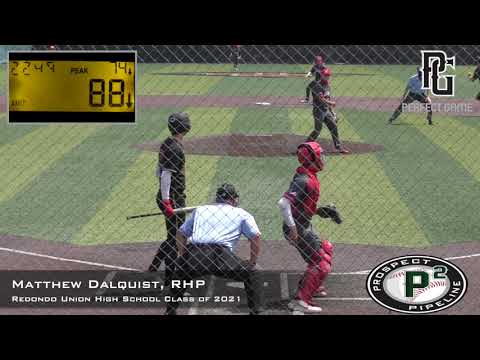 Matthew Dalquist Prospect Video, RHP, Redondo Union High School Class of 2021