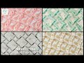 【 DIY cushion cover】風車モチーフ 4wayアレンジ 【Canadian smocking】(40x40cm)