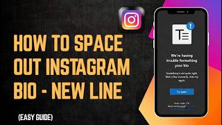 How To Space Out Instagram Bio - New Line screenshot 1