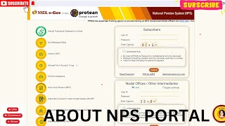 About NPS Portal | How to Set/Reset Password screenshot 2