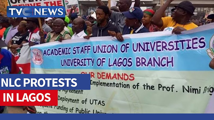 VIDEO: NLC Protest Witnesses Large Turnout In Lagos