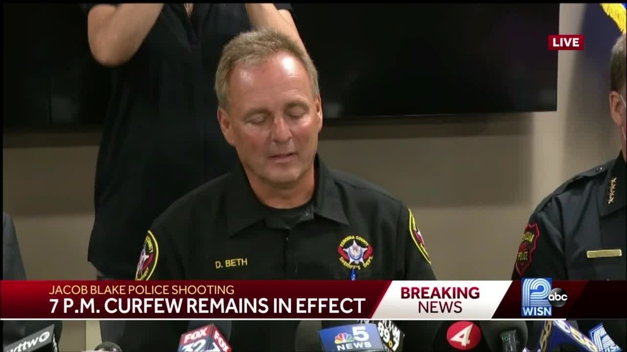 Video Kenosha officials make statement on protests YouTube